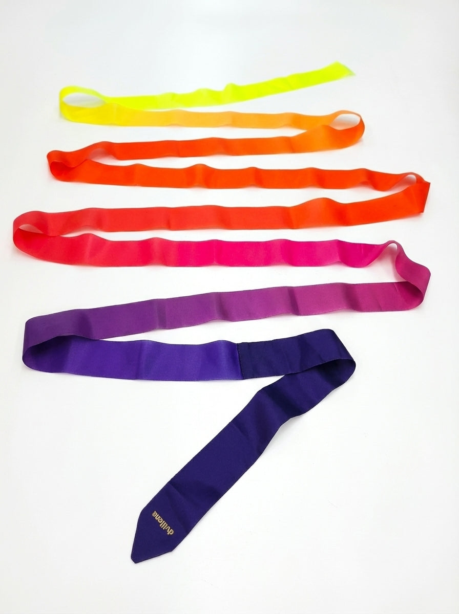 8 - Cinta Gimnasia Rítmica - VIOLET ORANGE