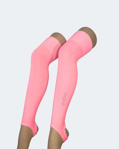scaldamuscoli ginnastica ritmica rosa