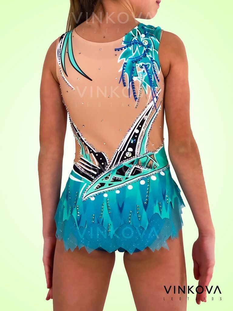 Green Forest  – Maillot gimnasia rítmica