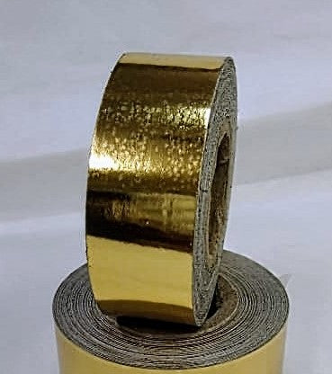 Rotolo Adesivo Specchio Oro
