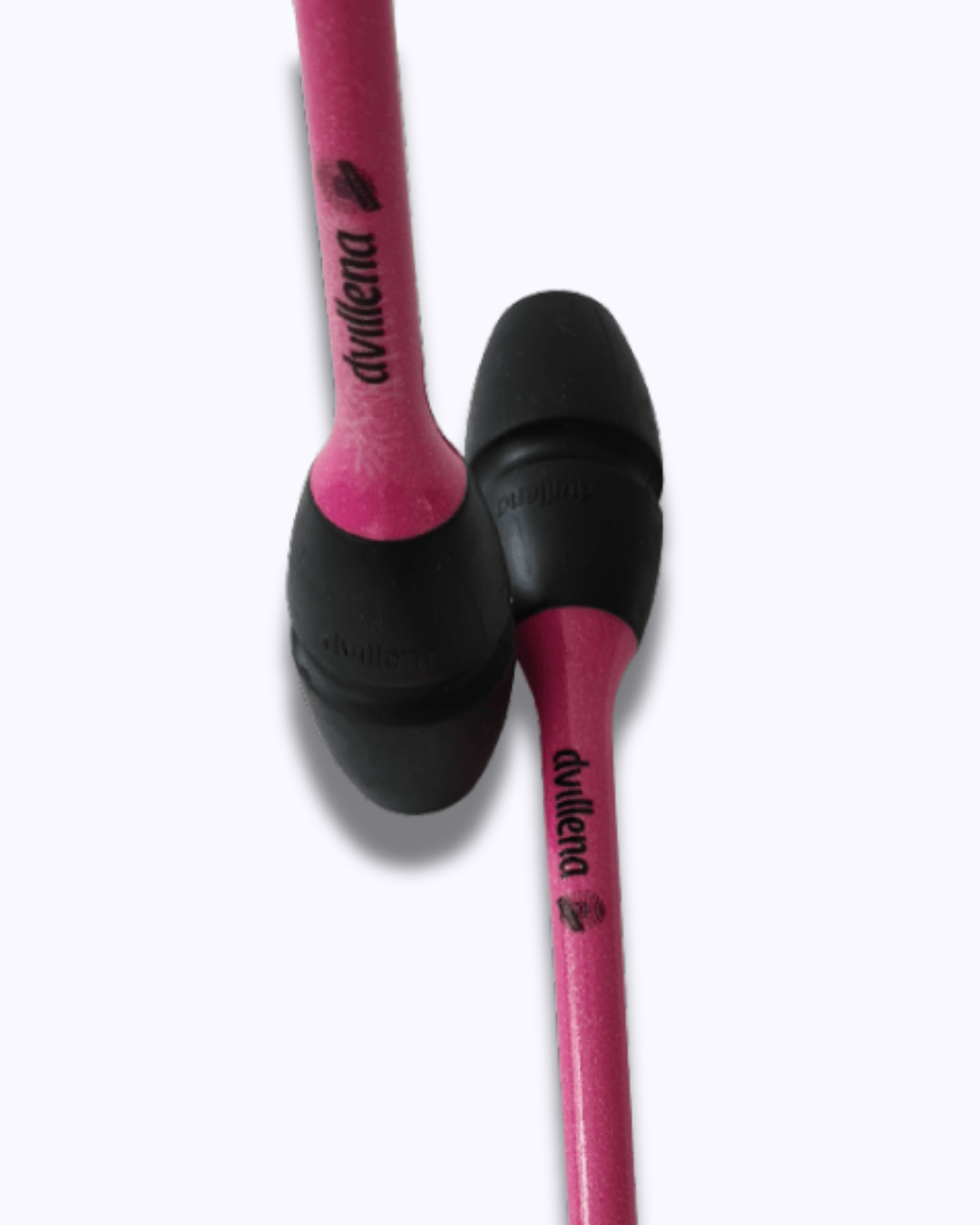 Mazas 41 cm - Rosa con brillo y Negro