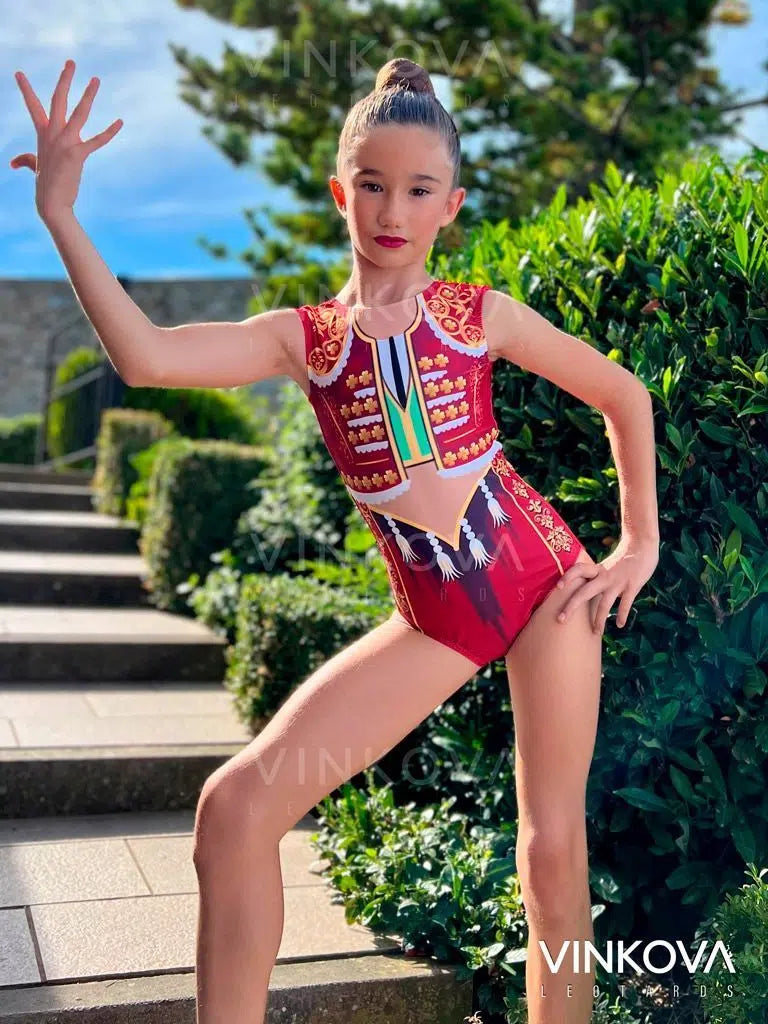 España – Maillot Gimnasia Rítmica niña