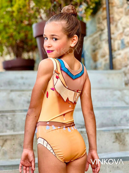 Pocahontas – Maillot Gimnasia Rítmica niña