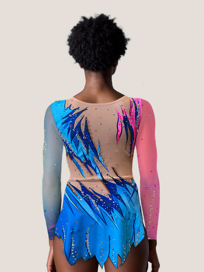Viva  – Maillot gimnasia rítmica TURBO FLUOR