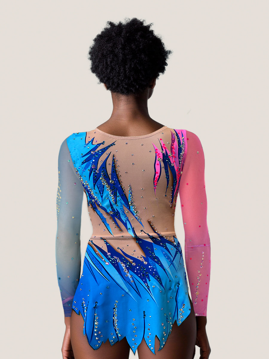 Viva  – Maillot gimnasia rítmica TURBO FLUOR