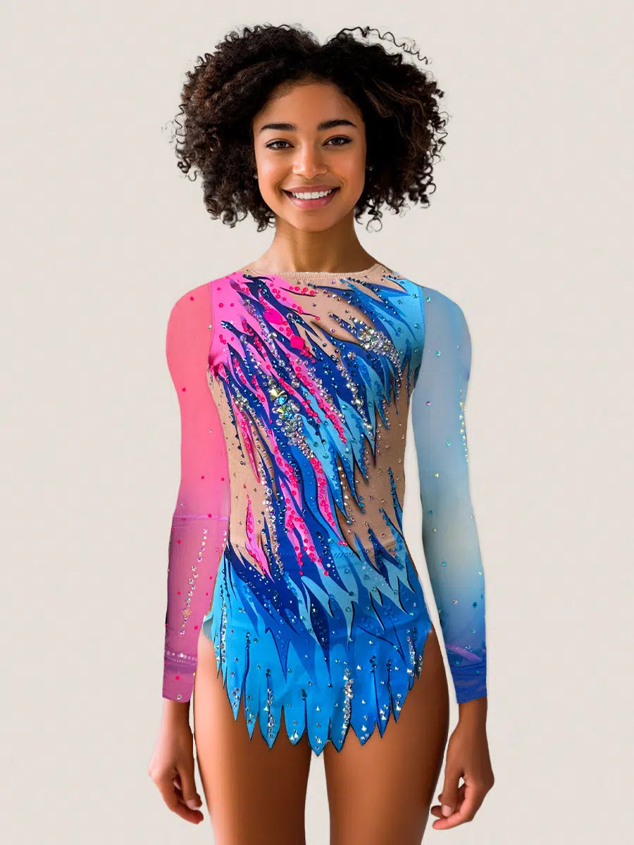 Viva  – Maillot gimnasia rítmica TURBO FLUOR