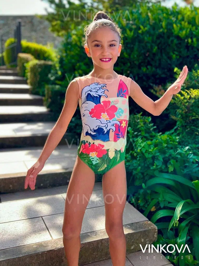 Vaiana – Maillot Gimnasia Rítmica niña