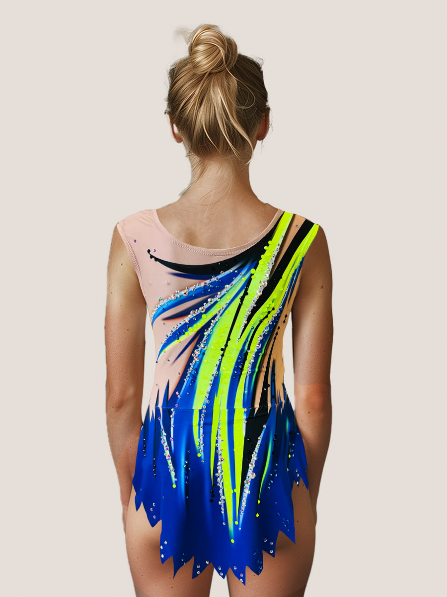Luxor  – Maillot gimnasia rítmica TURBO FLUOR