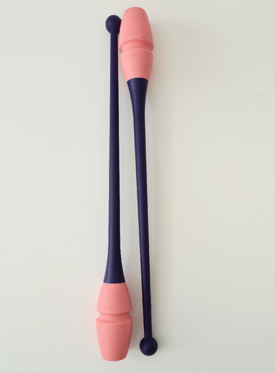 Coppia di clavette Dvillena & Vinkova incastrabili colore navy con testa celeste, attrezzo professionale.