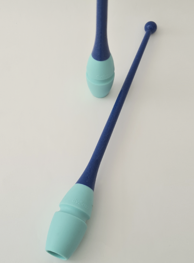 Clavette ritmica Dvillena & Vinkova blu navy lucido e celeste incastrabili.