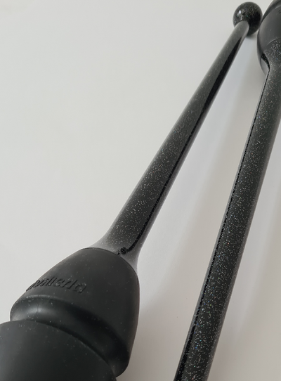 Clavette da competizione omologate FIG nero glitter 36, 41 e 45cm.
