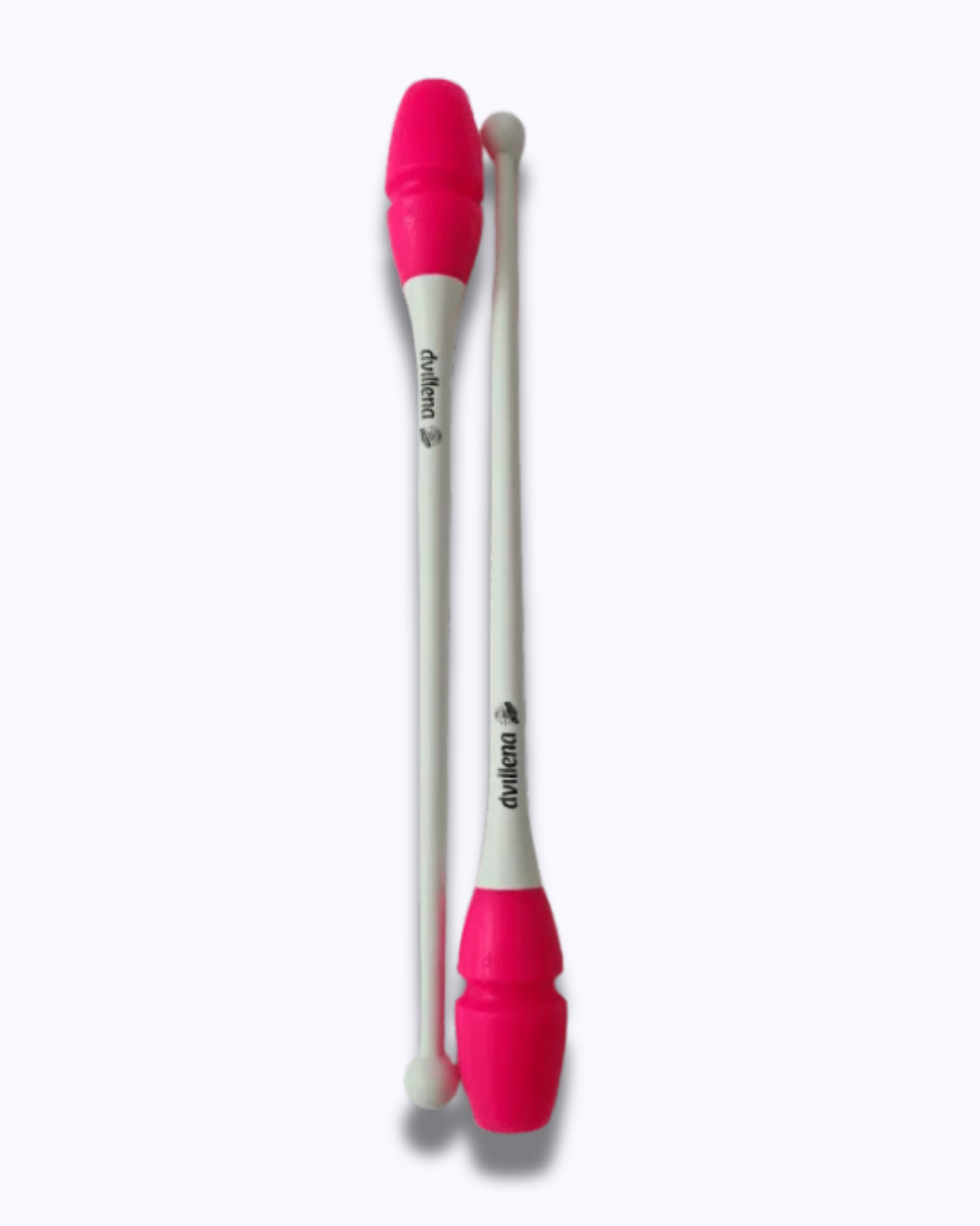 Mazas 45 cm - Blanco y Rosa Fluor