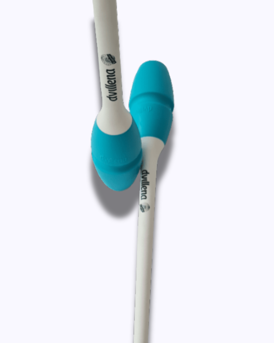 Mazas 41 cm - Turquesa y Blanco