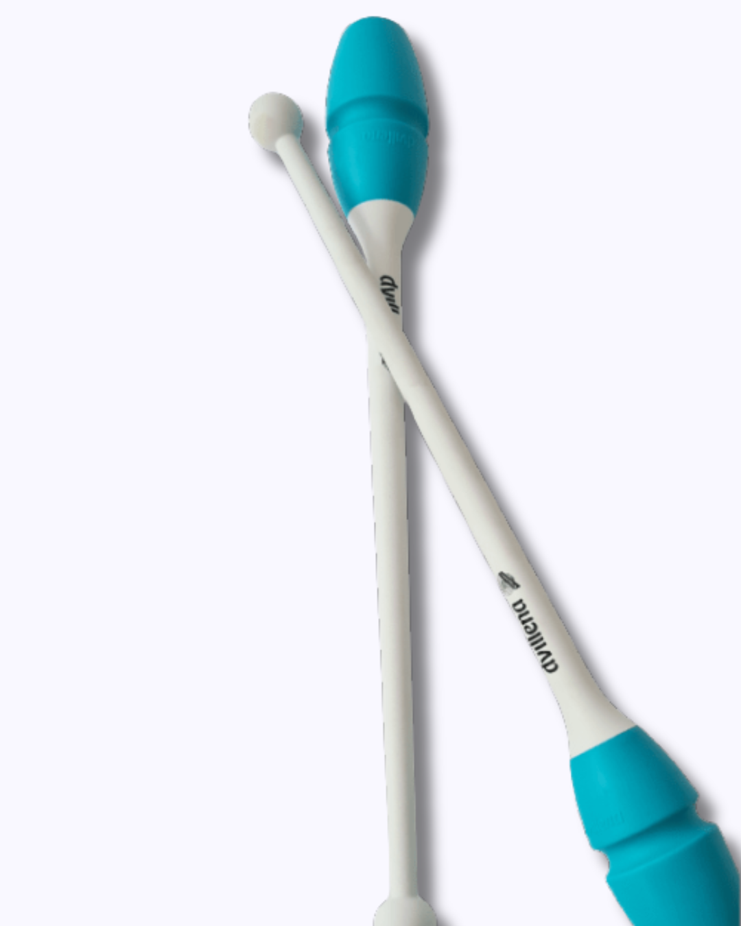 Mazas 41 cm - Turquesa y Blanco