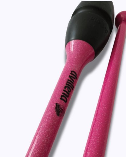 Mazas 41 cm - Rosa con brillo y Negro
