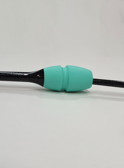 Clavette da competizione omologate FIG 36 cm nero glitter e verde