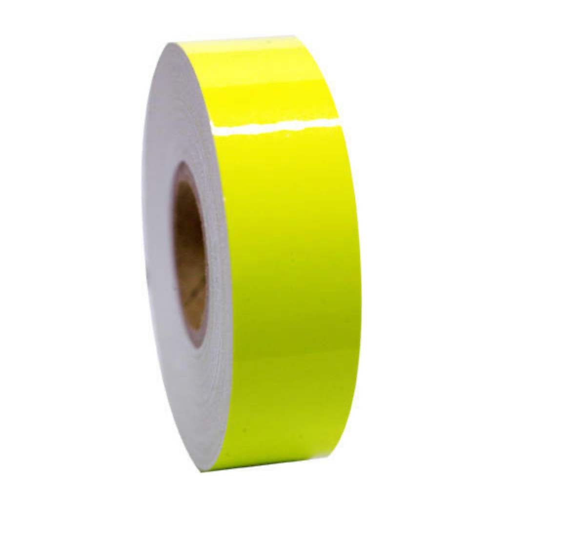 Nastro adesivo Vinkova per attrezzi di ginnastica ritmica, tinta unita, giallo fluo, in un rotolo.